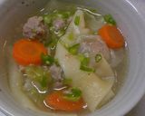 ✿野菜たっぷりワンタンスープ✿作り方6写真
