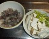 エビと野菜のクリームパスタ作り方1写真
