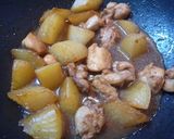 鶏肉と大根の煮物作り方7写真