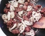 鶏ももとレンコン甘辛炒め作り方9写真