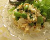 受験生のお弁当に☆筍＆卵のひじきサラダ作り方3写真