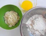 スライスアーモンドと洋梨のケーキ作り方1写真