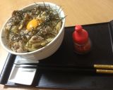 ~おっ、作れる~ふわふわ卵の豚玉丼作り方7写真