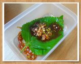 我が家のえごま漬け☆甘辛しょうゆ作り方5写真