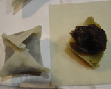 簡単！さつまいもとあんこの包み揚げ作り方2写真