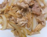 豚小間切れ肉で豚丼作り方12写真