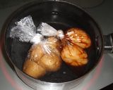 [簡単]焼き肉のタレ煮玉子作り方3写真