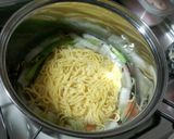 炒り玉子入り野菜たっぷり煮込みラーメン作り方3写真