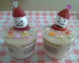 スイーツをXmas風に♪イチゴサンタさん作り方4写真