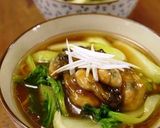 牡蠣のオイスターソース炒めon中華そば作り方5写真