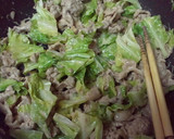 豚肉とキャベツのうまうまマヨ炒め♪作り方3写真