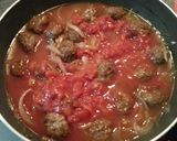 ミートボールのトマトソースパスタ作り方2写真