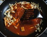 しめじとツナのトマトソースパスタ作り方3写真