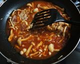 しめじとツナのトマトソースパスタ作り方4写真