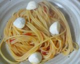 トマトとモッツァレラチーズのパスタ作り方6写真