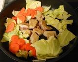 鶏肉とキャベツのごまみそ照り焼き作り方3写真