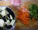 簡単♪ご飯が進む！豚バラとなすの味噌炒め作り方1写真