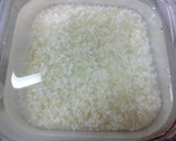 シメジとごぼうの炊き込み味噌おこわ作り方1写真