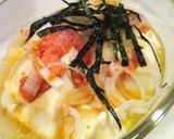 明太子ネギバターon豆腐♪【ズボラ飯】作り方3写真