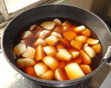 [簡単]里芋の煮っころがし作り方5写真