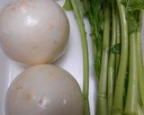 鶏肉団子とかぶの煮物作り方3写真