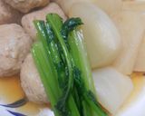 鶏肉団子とかぶの煮物作り方11写真
