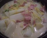 白菜とじゃがいものグラタン作り方3写真
