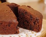 クリスマスに簡単ダブルチョコホールケーキ作り方6写真