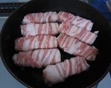 焼き豆腐の豚バラ巻作り方4写真