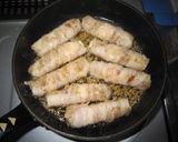 焼き豆腐の豚バラ巻作り方7写真