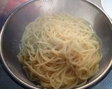 混ぜるだけ！スモークまぐろスパゲティー作り方2写真