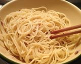 混ぜるだけ！スモークまぐろスパゲティー作り方4写真