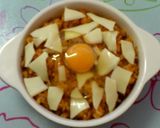 簡単ランチ＊巣ごもり卵のケチャップライス作り方5写真