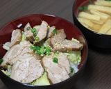ふっくら♫焼豚丼作り方9写真