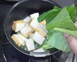 小松菜と厚揚げの簡単煮物作り方3写真
