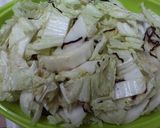 レンジで簡単もう１品！白菜と塩昆布蒸し作り方1写真