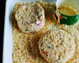 鮭缶と豆腐deクラブケーキ風作り方13写真