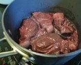 とろとろの豚肩ロースとごぼうの赤ワイン煮作り方5写真