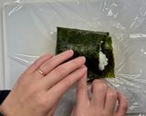 たたむだけ★簡単フライドチキンおにぎらず作り方7写真