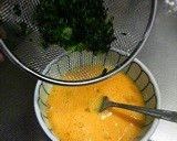 お弁当にほうれん草の玉子焼き作り方2写真