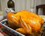 クリスマスに丸鶏のローストチキン作り方4写真