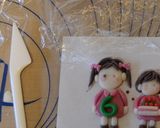 姉妹（マジパン細工）作り方4写真