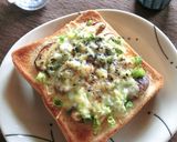 レモンでさっぱり♡椎茸・葱の和トースト作り方5写真