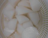 大根とこんにゃくと鶏もも肉の煮物作り方4写真