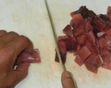 マグロ血合いの角煮（佃煮）作り方3写真