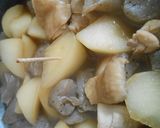 大根とこんにゃくと鶏もも肉の煮物作り方14写真