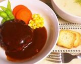 たっぷり人参100g！のハンバーグ作り方6写真