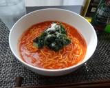 トマトジュースで簡単トマトラーメン♪作り方5写真
