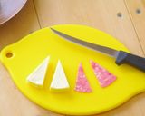 ６ｐチーズのサンタさん(キャラ弁に）作り方3写真
