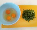 しょっぱいver.②～にらの卵焼き～作り方1写真